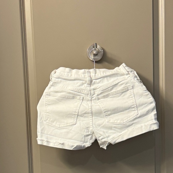 J. Crew High Rise Cutoff Shorts, White Denim - Picture 3 of 5